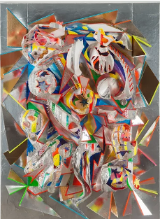 Sculpture murale de Sophie Garralon, 2019