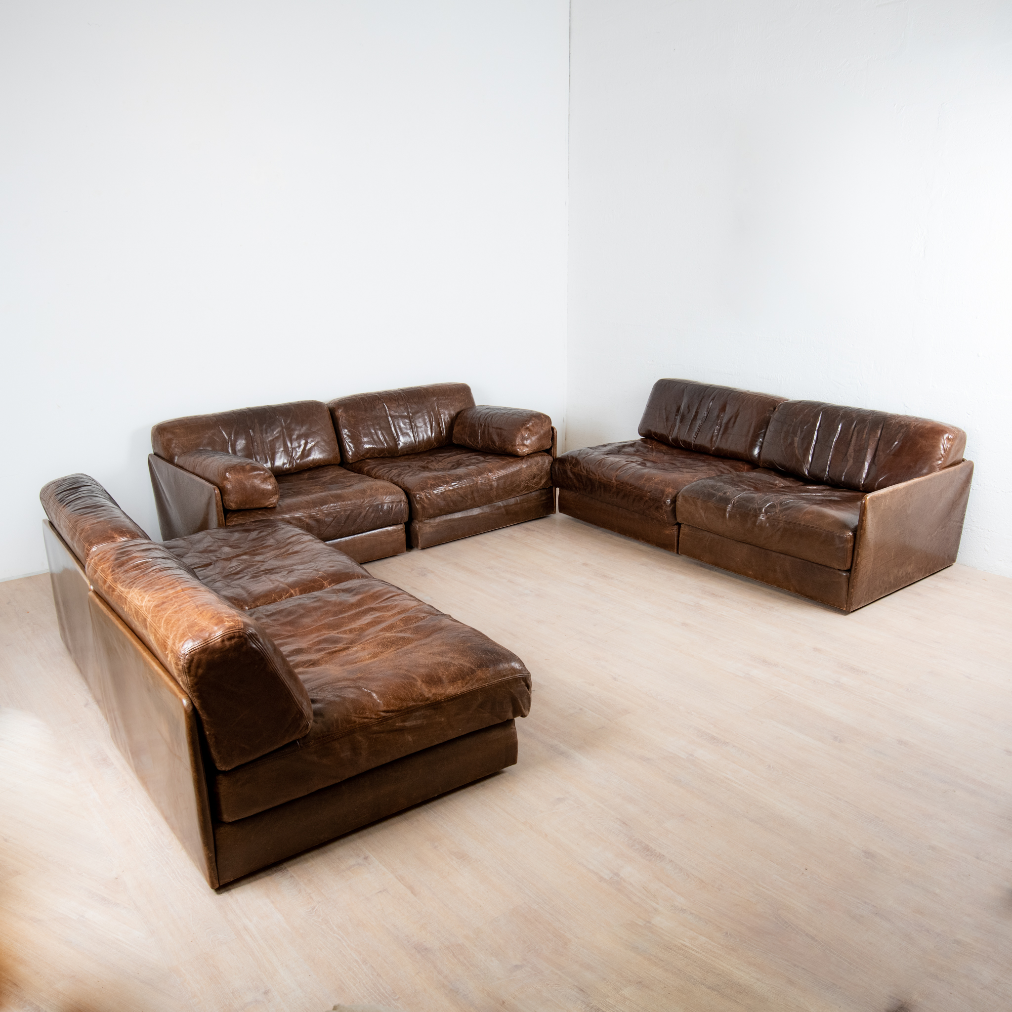 Salon en cuir DS-76, De Sede, Suisse 1970 – Image 6