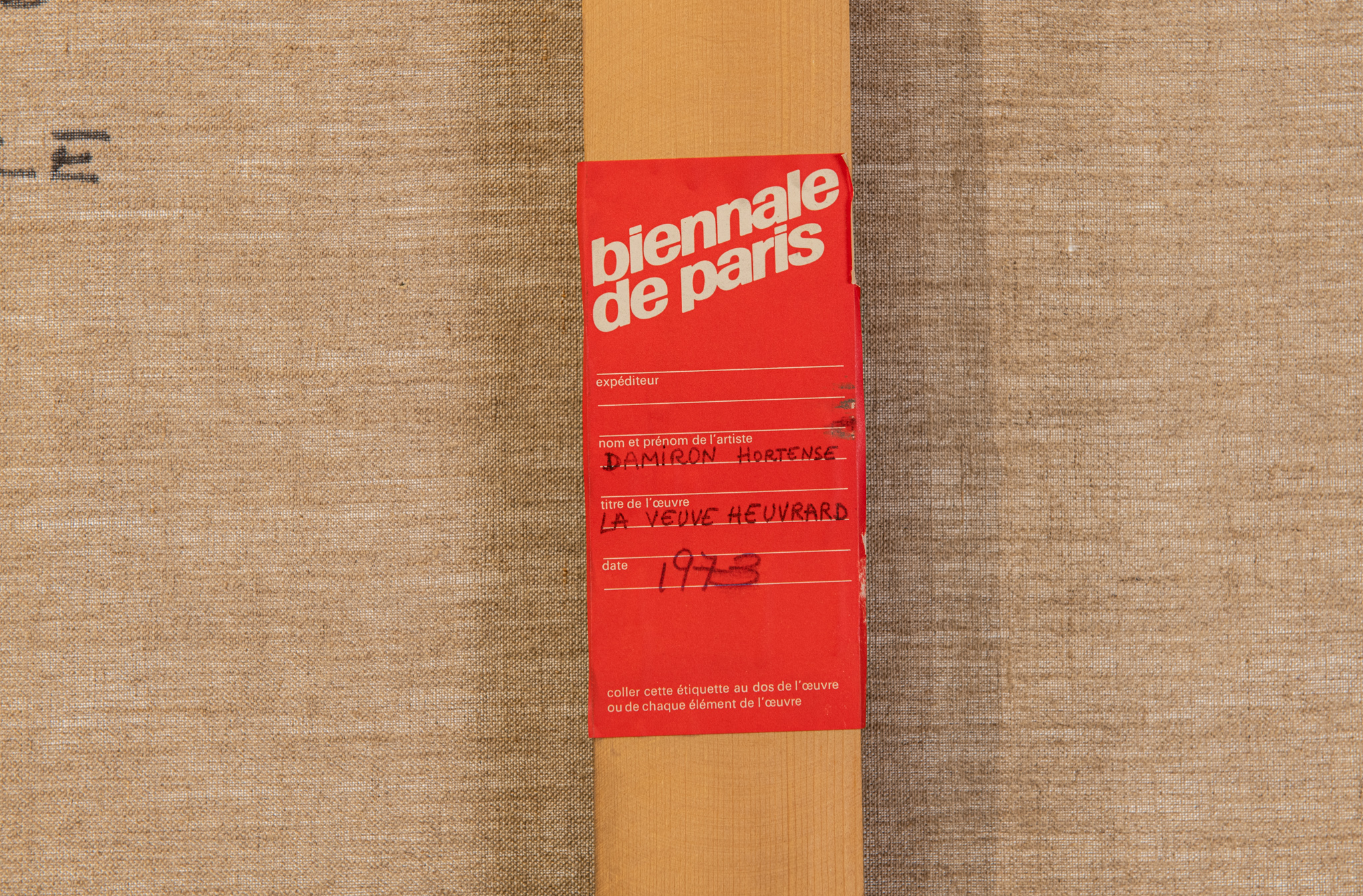 Hortense Damiron , "la veuve Heuvrard", 1973 – Image 4