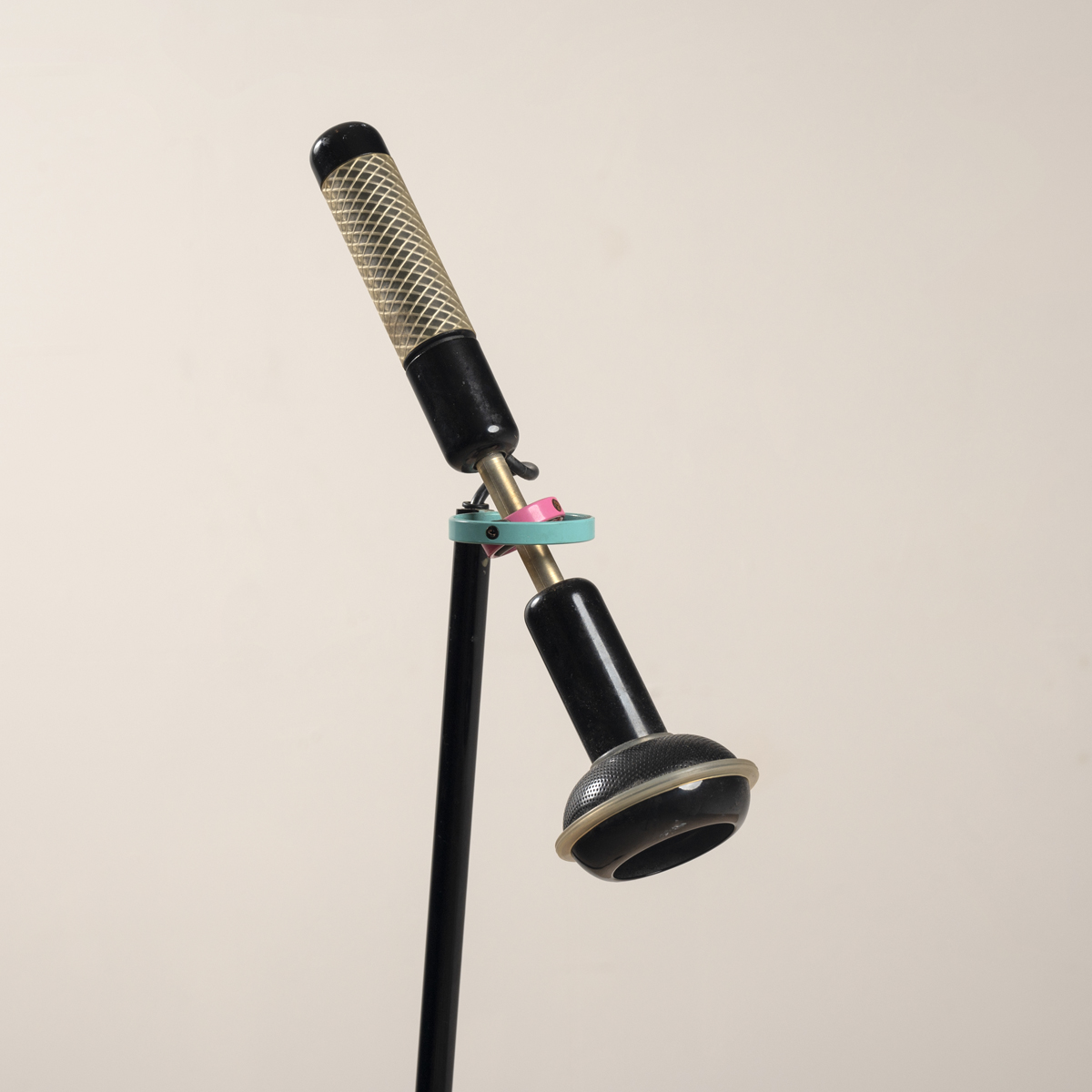 Lampadaire Black Grip par Achille Castiglioni pour Flos, Italie, 1985 – Image 2