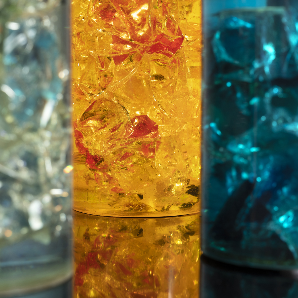 Lampe en résine fractale set de 3, circa 1970 – Image 3